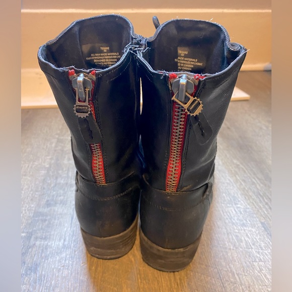 Black combat boots size 40 - Picture 3 of 5